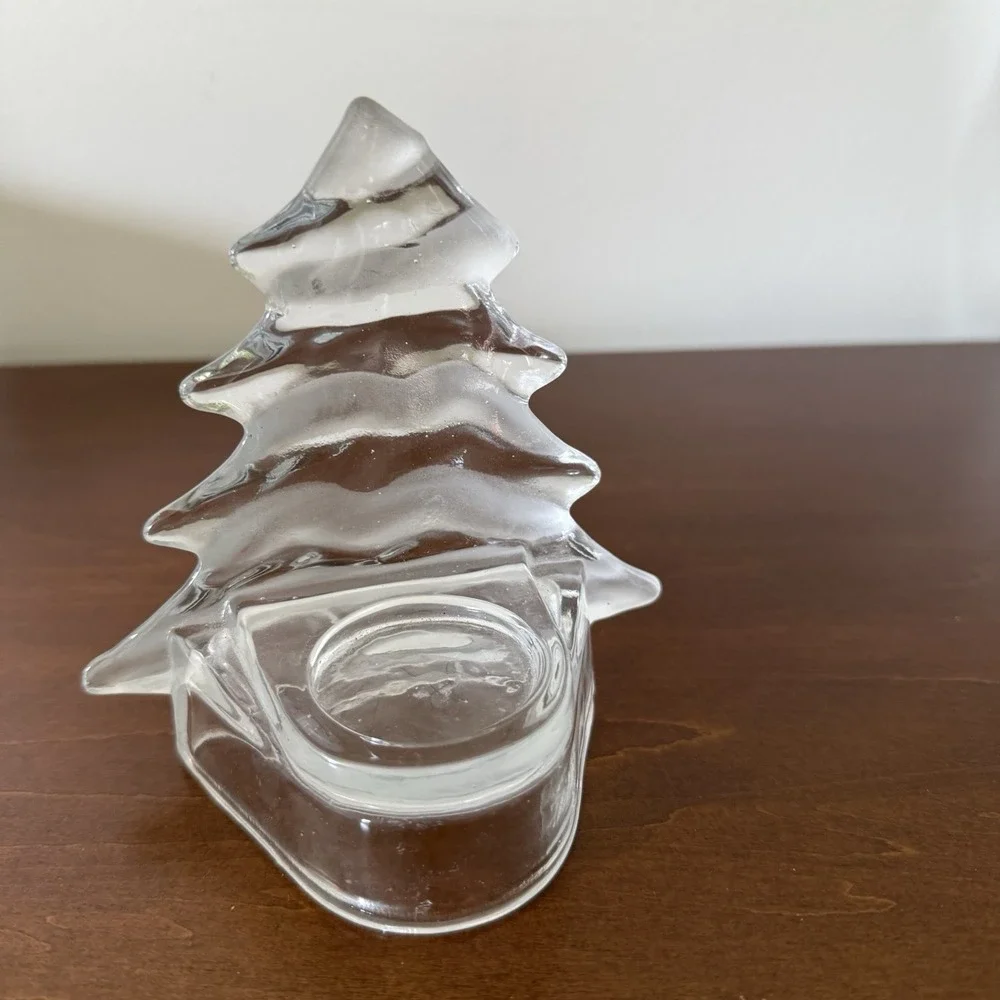 Glass Tree Tea Light Holder 5